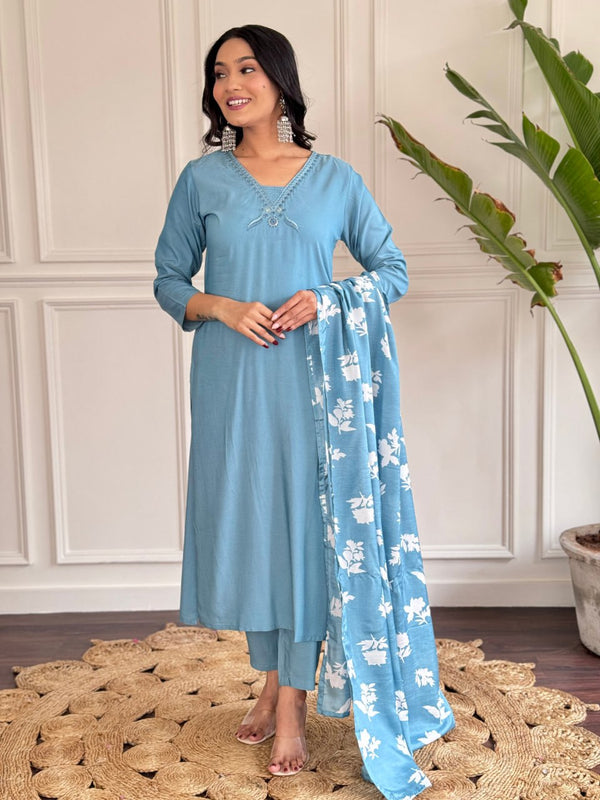 Laxy's Letest Design Kurti Set