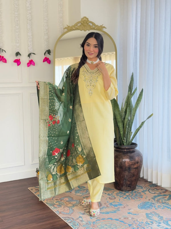 Shanaya 's Primium Kurti Set.