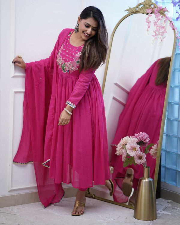 Laxy's New Anarkali Suit Set.