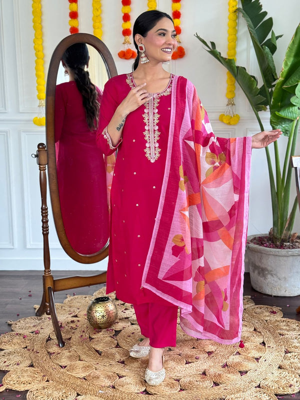 Vishwa's Highlight Kurti Set